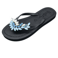 Thumbnail for SAND BY SAYA N.Y. - Manhattan Pearl - Flat Flip Flops Sandal - 5 COLORS -