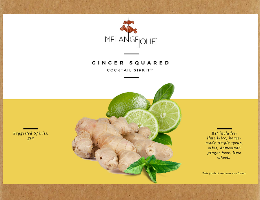 Mélange Jolie Ginger Squared Cocktail SipKit™