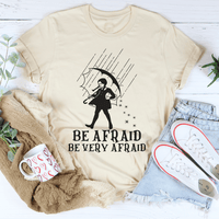 Thumbnail for Wednesday Adams - Be Afraid, Be Very Afraid T-Shirt - 4 COLORS -