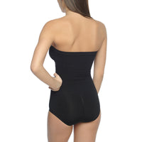 Thumbnail for Seamless Strapless Bodysuit Black -