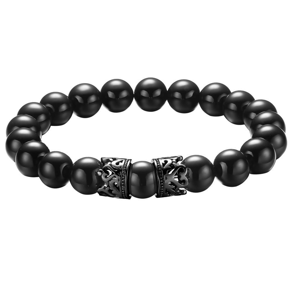 Mister - Queen Bead Bracelet - 3 SIZES - 4 COLORS -