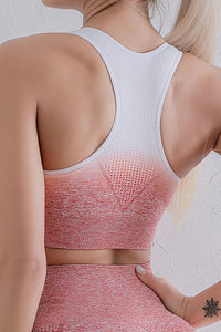 Thumbnail for Gradient Racerback Sports Bra - T - 4 COLORS -