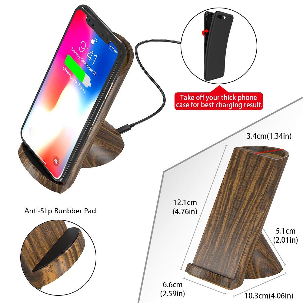 Furniture Wireless Charger 2 Coil  Custom Wireless Charger - 2 COLORS -