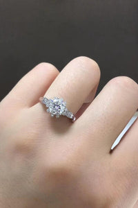 Thumbnail for 1 Carat Moissanite 925 Sterling Silver Ring