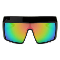 Thumbnail for Folsom | S2043 - Women Oversize Shield Sunglasses - 4 LENS COLORS -