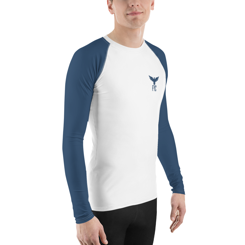 FYC - Men's FYC Blue Sleeve Performance Rash Guard UPF 40+ - 1 COLOR -