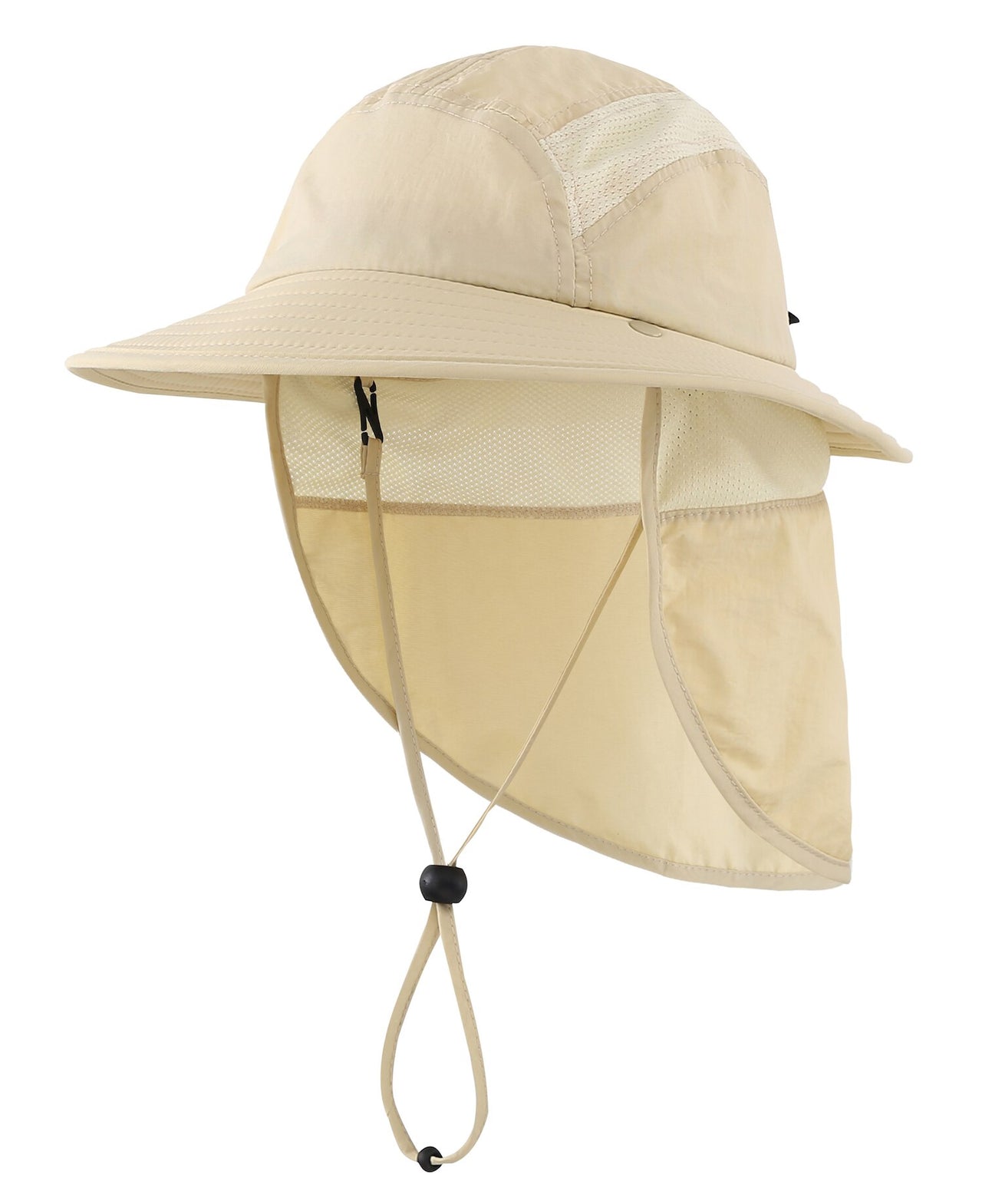 Connectyle - Toddler Boys & Girls Summer Sun Hat UPF50+ Bucket Hats With Detachable Neck Flap Summer Beach Hat - [23 DAY DELIVERY] - 12 COLORS -