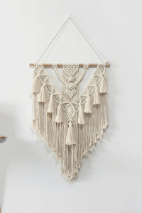 Thumbnail for Macrame Fringe Wall Hanging Decor - T - 1 COLOR -