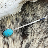 Thumbnail for Turquoise Alloy Hairpin - T - 6 STYLES -