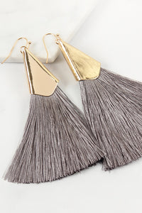 Thumbnail for Large Tassel Earrings - 10 COLORS -