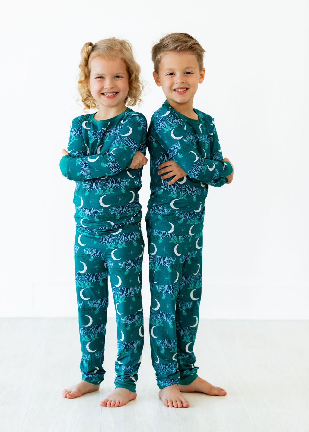 Eclipse Kids - Midnight Tigers - Long Sleeve 2 Piece Set -