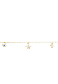 Thumbnail for LATELITA - Lucky Charm Anklet Gold -