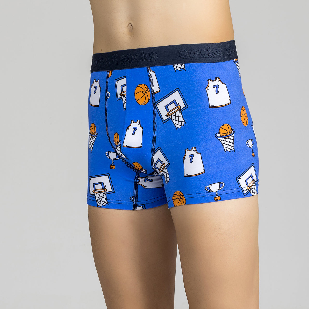 Men's Basketball Boxer Brief - 1 COLOR -