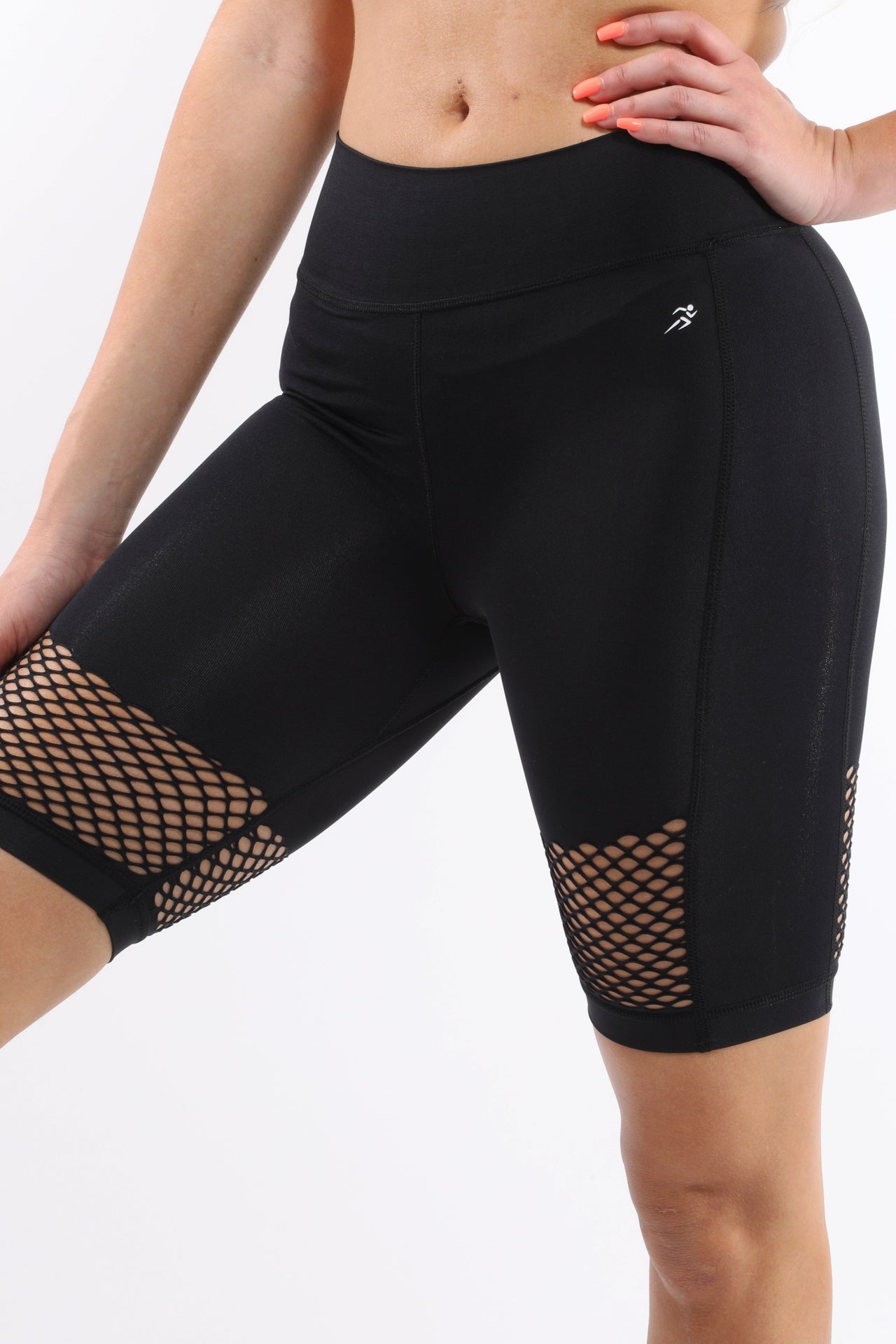 Savoy - Malibu Seamless Activewear Shorts - Black - 1 COLOR -