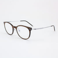 Thumbnail for Tommy Owens - Pinellas - Featherlight Titanium & Wood Eyeglasses - 2 COLORS -