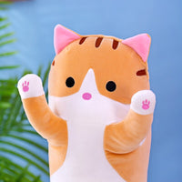 Thumbnail for Big Cat Plush Toys - Long Soft - Naptime Sleeping Pillow Cushion Stuffed Gift Doll for Kids of all ages! - [27 DAY DELIVERY] - 2 COLORS - 5 SIZES -