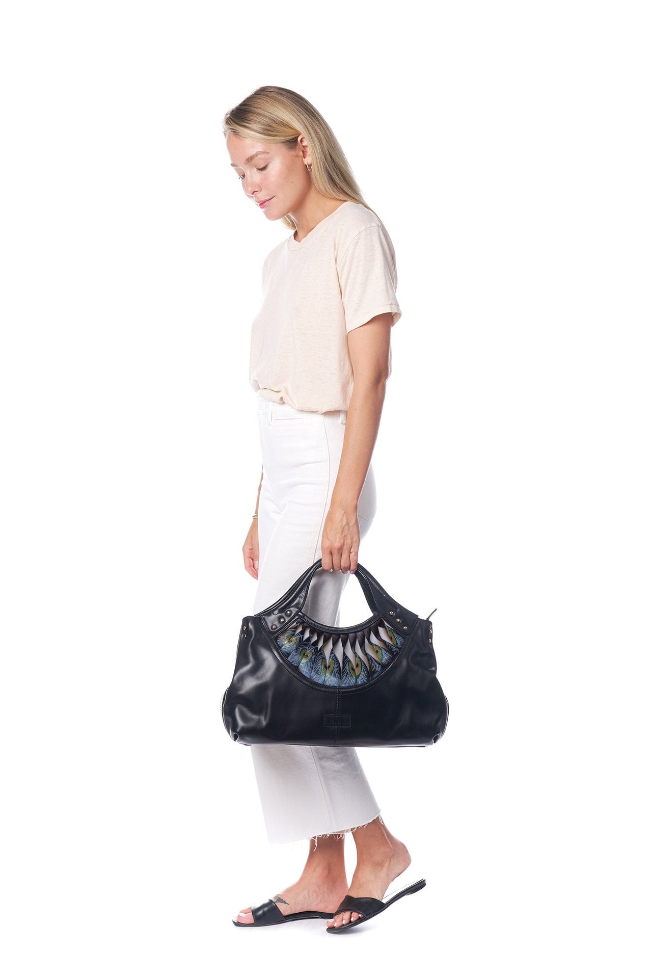 Feather Black Tote - 1 COLOR -