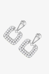 Thumbnail for 1.68 Carat Moissanite 925 Sterling Silver Drop Earrings