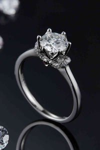 Thumbnail for 1 Carat Moissanite 925 Sterling Silver Ring