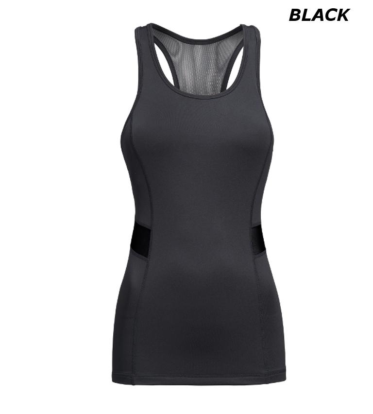 Airstretch™ Mesh Panel Racerback Tank - 5 COLORS -