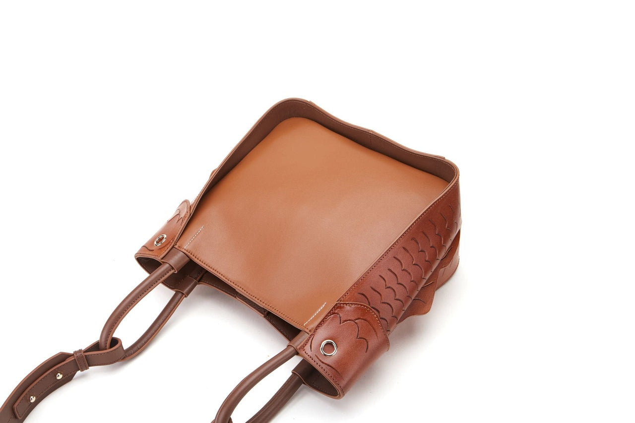 Bellorita - Carp Brown Shoulder Bag - 1 COLOR -