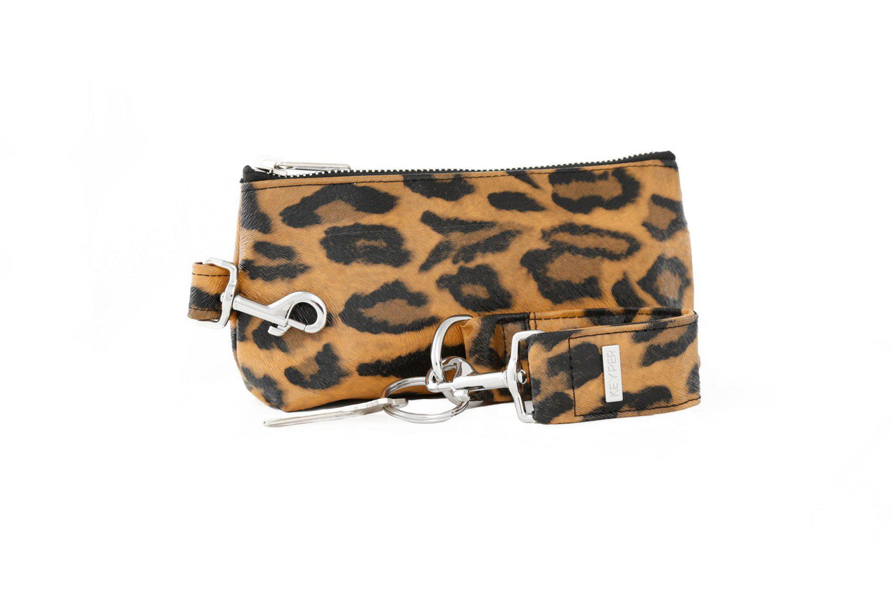 Keyper - Brown Leopard SIGNATURE 2-Piece KEYPIT Set • Wristlet - 6 OPTIONS -