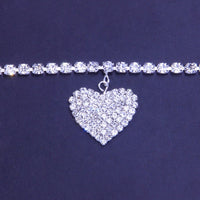 Thumbnail for Heart Anklet - Beach Ankle Bracelet - Foot Chain Jewelry - 2 FINISHES -