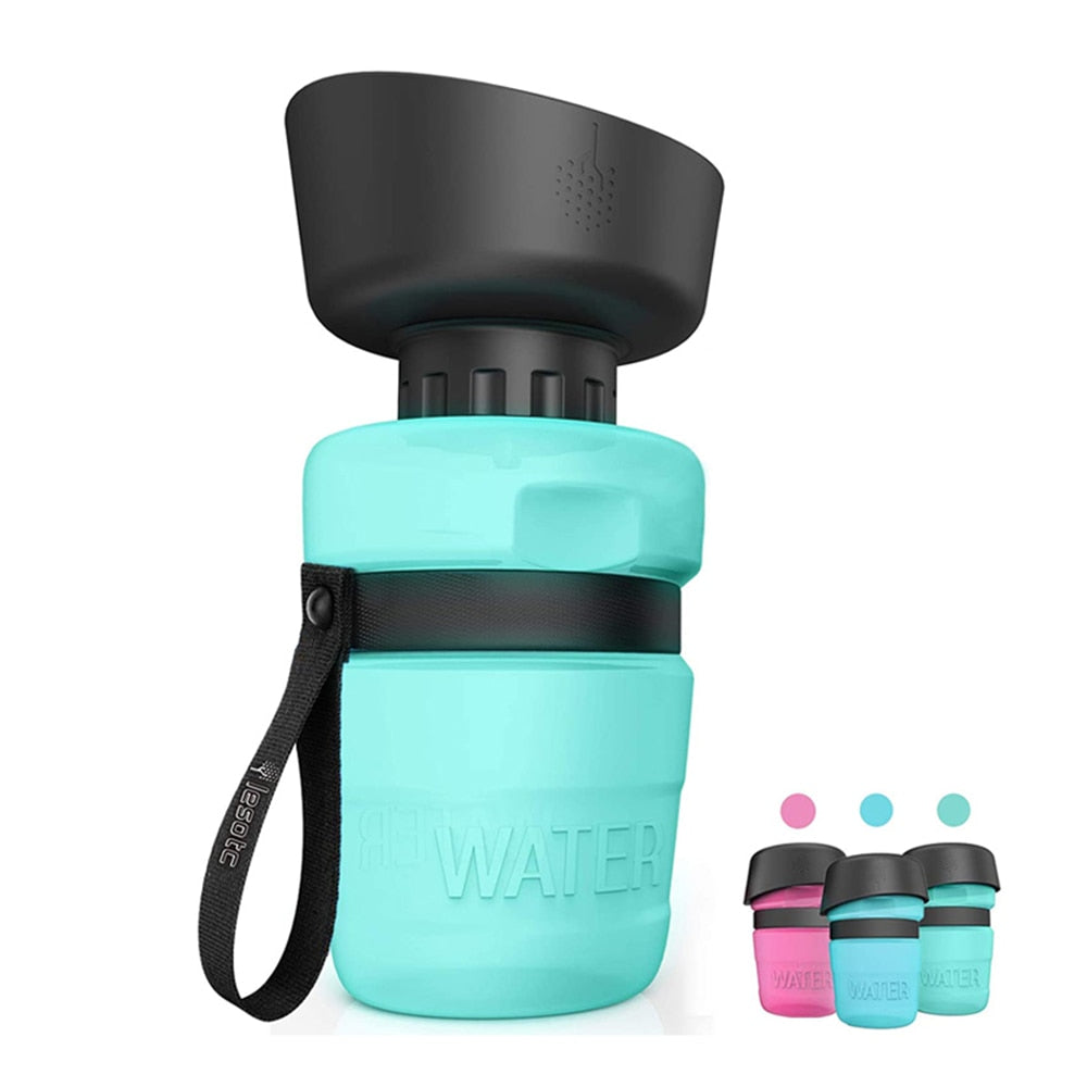 Portable Dog Water Bottle Foldable Pets - Feeder Bowl - Water Bottle Pets Outdoor Travel Drinking Dog Bowl - BPA Free - [29 day delivery] - 3 COLORS -