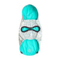 Thumbnail for Reversible Raincoat - Neon Aqua With Iridescent - 9 SIZES - 1 COLOR -