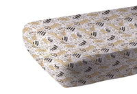 Thumbnail for Newcastle - Animal Print Bamboo Muslin Crib Sheet -