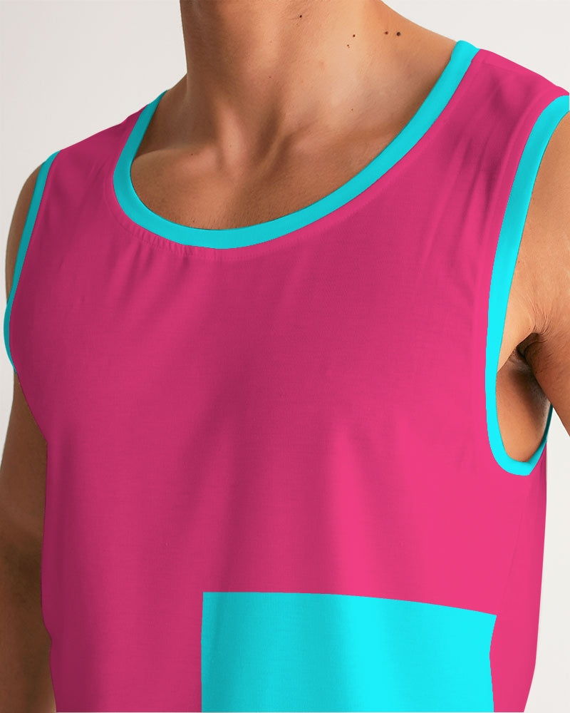 Chaluisant -Perennial Fuchsia Men's Tank Top - 1 COLOR -