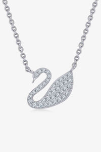 Thumbnail for Moissanite Swan 925 Sterling Silver Necklace