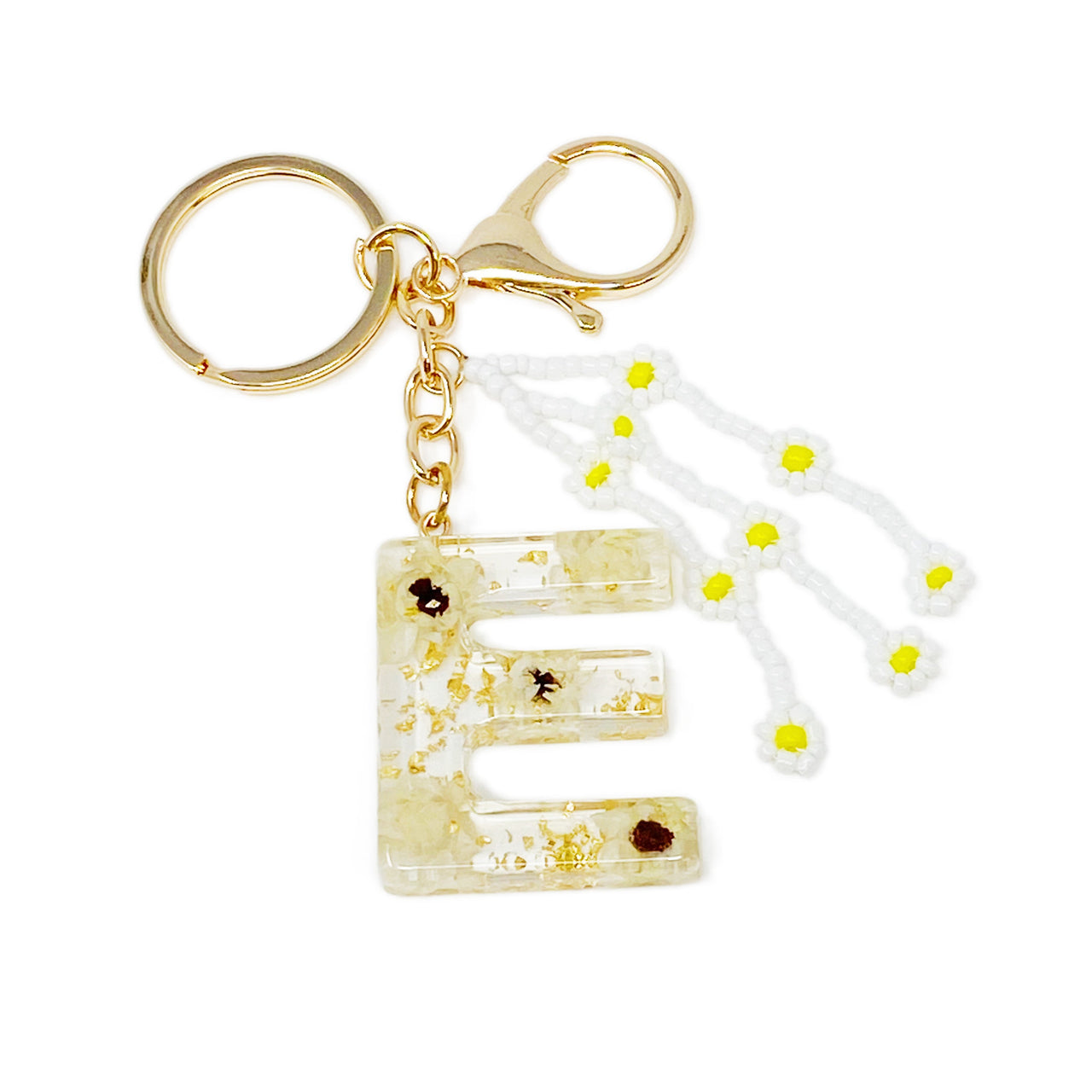 Ellison & Young - Baby Daisy Initial Key Chain - 20 LETTERS - FIND YOURS! -