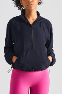 Thumbnail for Half-Zip Hooded Sports Top - T - 4 COLORS -