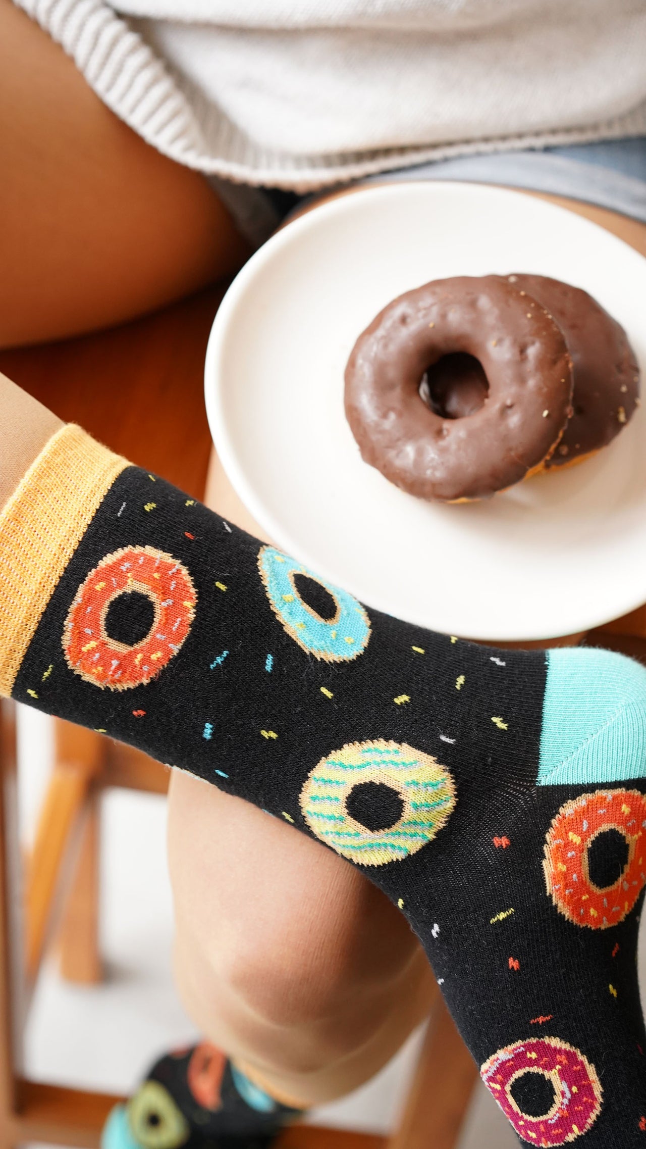 Women's Donuts Socks - 1 COLOR -