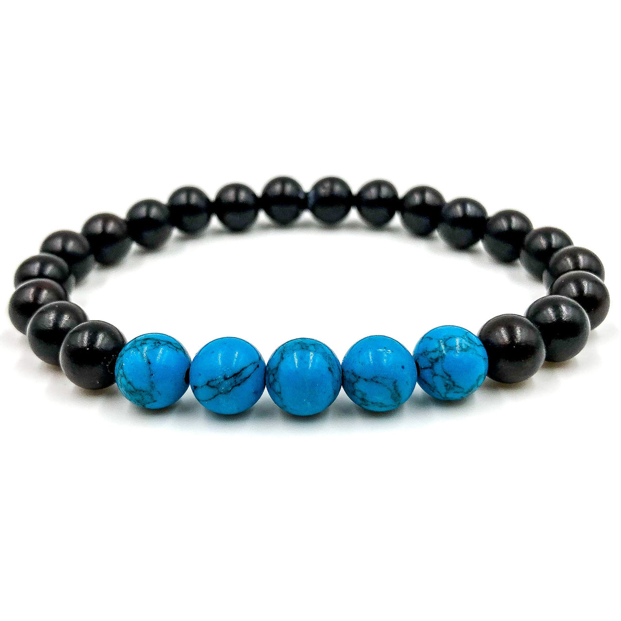 Grove - Turquoise Howlite & Blackwood -