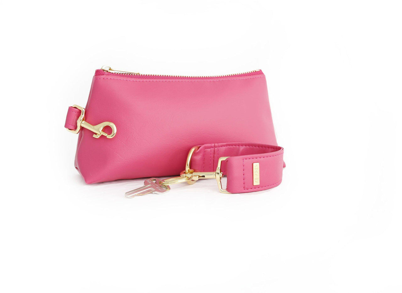 Keyper - Bright Pink SIGNATURE 2-Piece KEYPIT Set • Wristlet - 6 OPTIONS -