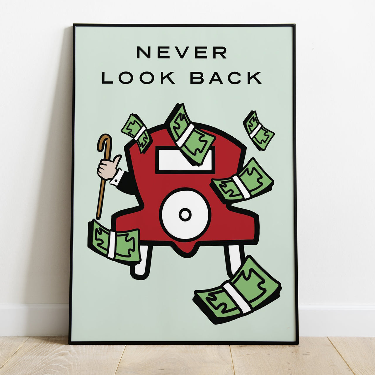 Never Look Back - USA printed - 4 SIZES -