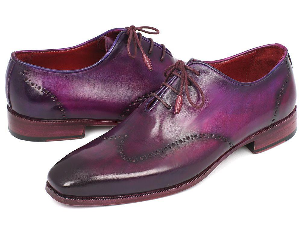 Paul Parkman - Men's Purple Wingtip Oxfords -