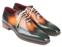 Thumbnail for Paul Parkman - Green & Camel Wingtip Oxfords -