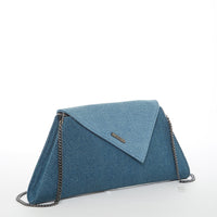 Thumbnail for Angelica Denim Clutch Two Tone -