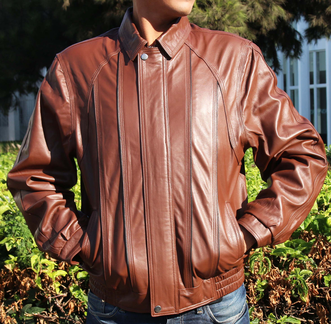 MJ room - Theo - Leather  Jacket  for Men - Leather Genuine - 1 COLOR -