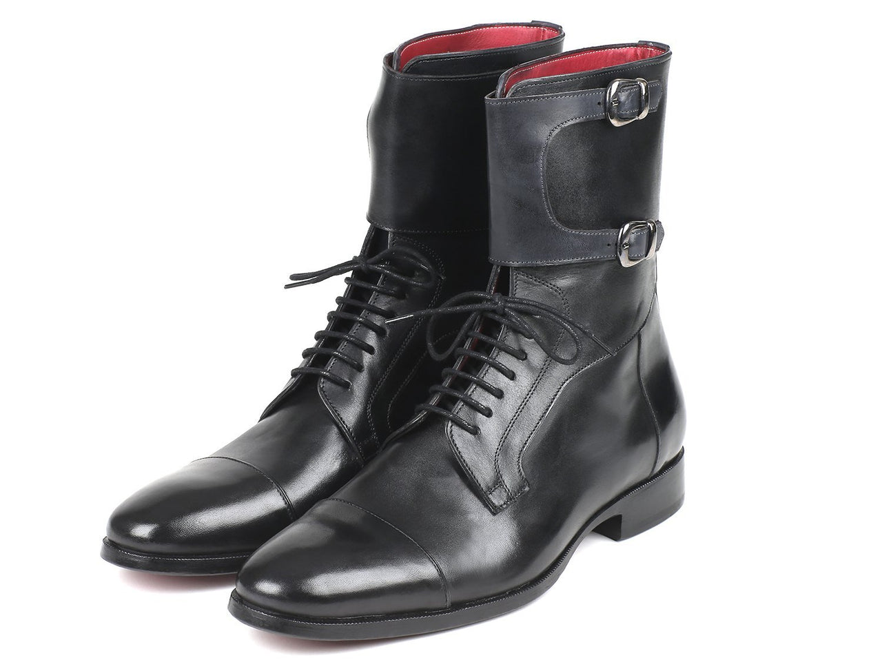 Paul Parkman - Men's High Boots Black Calfskin -