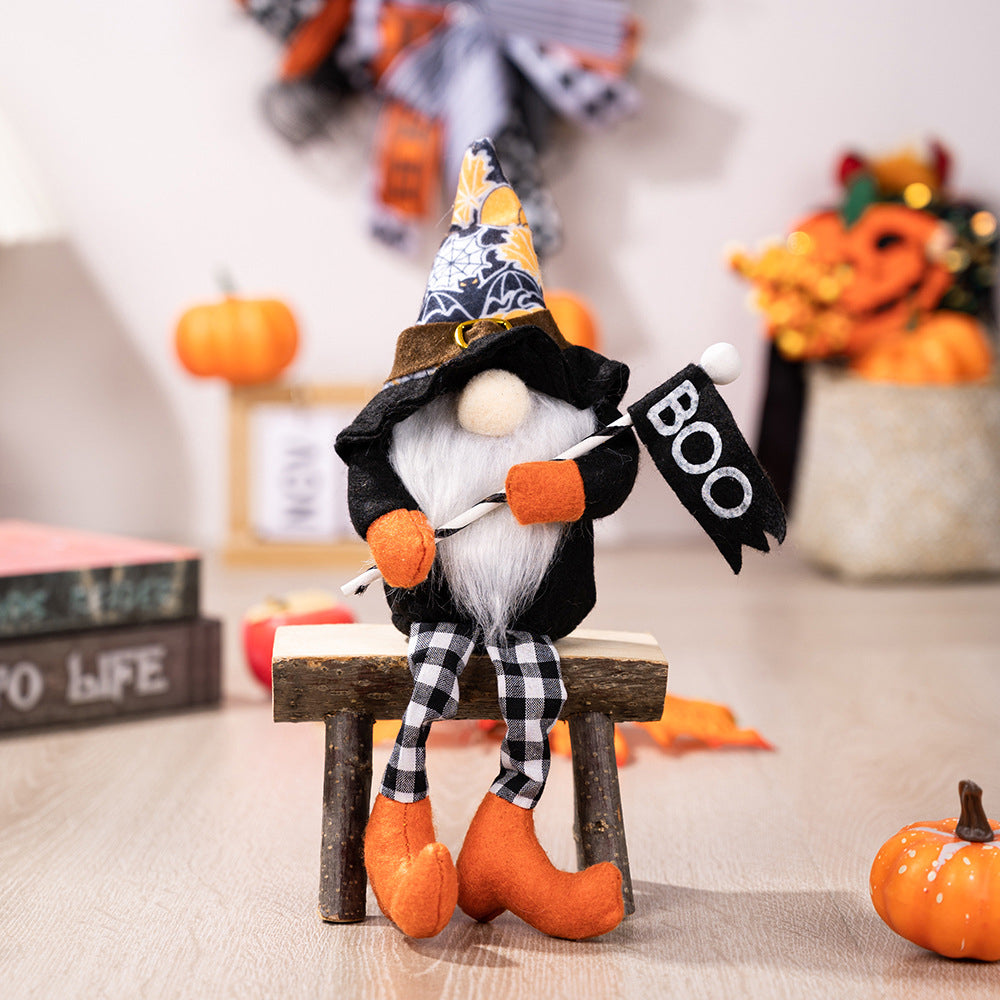 Halloween Long Leg Gnome - [5-10 DAY DELIVERY] - 11.4" - T - 2 TYPES -