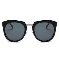 Thumbnail for Ferndale | CA12 - Mirrored Polarized Lens Oversize Cat Eye Sunglasses - 6 COLORS -