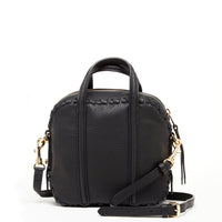 Thumbnail for Evelyn Black Leather Crossbody Bag -