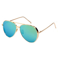 Thumbnail for Delan | CD12 - Premium Mirrored Lens Oversize Aviator Sunglasses - 6 COLORS -