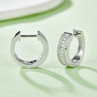 Thumbnail for Moissanite 925 Sterling Silver Huggie Earrings