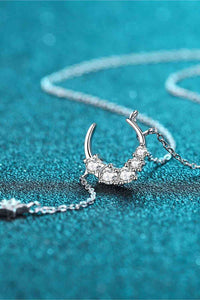 Thumbnail for Star & Moon Moissanite Necklace