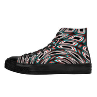 Thumbnail for OOTO - TIZZY - SF_D71 High Top Canvas Shoes - Black soles - 1 COLOR -